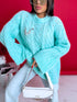 ELYNDI mohair sweater - mint